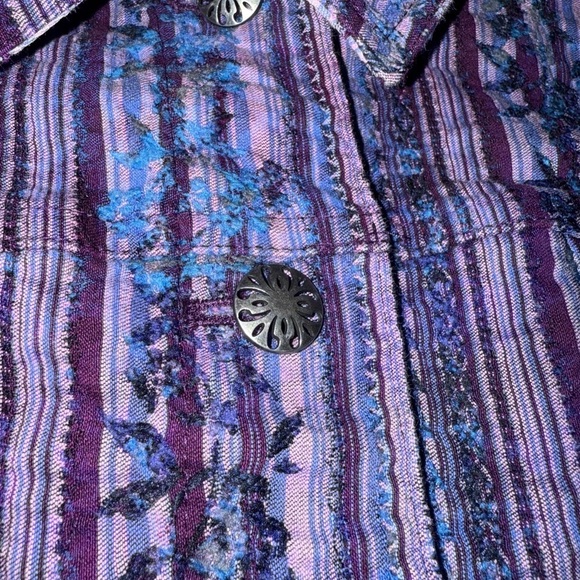 Vintage Multicolor Button-Up Shirt - Picture 2 of 3
